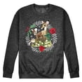 thumbnail image 1 of Disney Bambi - Christmas - Family In The Forest - Men's Crew Neck Fleece Pullover, 1 of 6