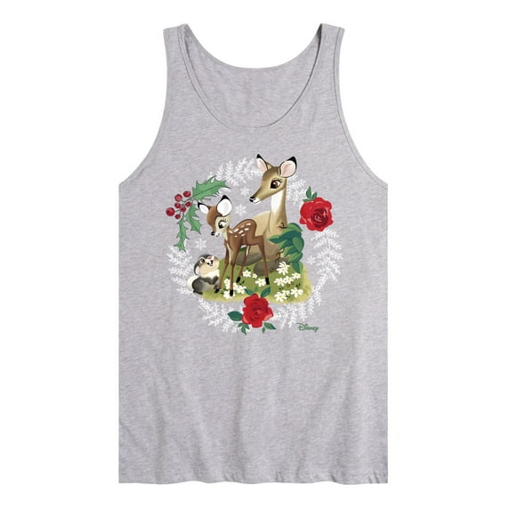 Disney Bambi - Christmas - Family In The Forest - Men's Jersey Tank Top