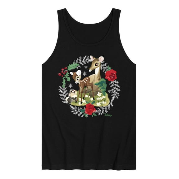 Disney Bambi - Christmas - Family In The Forest - Men's Jersey Tank Top