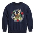 thumbnail image 1 of Disney Bambi - Christmas - Family In The Forest - Toddler & Youth Crewneck Fleece Sweatshirt, 1 of 5