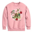 thumbnail image 1 of Disney Bambi - Christmas - Family In The Forest - Toddler & Youth Crewneck Fleece Sweatshirt, 1 of 4