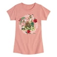 thumbnail image 1 of Disney Bambi - Christmas - Family In The Forest - Toddler & Youth Girls Short Sleeve Graphic T-Shirt, 1 of 6