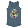 thumbnail image 1 of Disney Bambi - Christmas - Family In The Forest - Women's Racerback Tank Top, 1 of 5