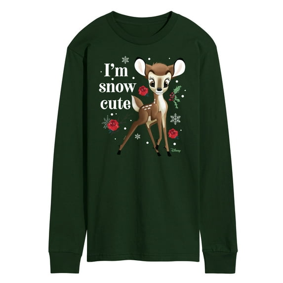 Disney Bambi - Christmas - I'm Snow Cute - Men's Long Sleeve T-Shirt