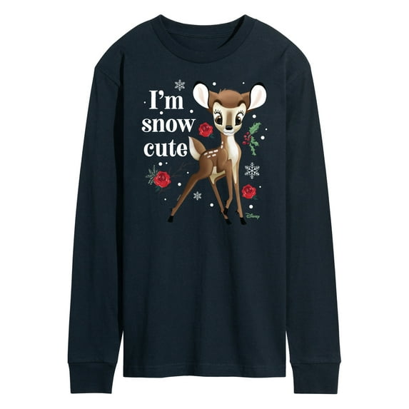 Disney Bambi - Christmas - I'm Snow Cute - Men's Long Sleeve T-Shirt