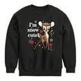 thumbnail image 1 of Disney Bambi - Christmas - I'm Snow Cute Roses - Toddler & Youth Long Sleeve Graphic T-Shirt, 1 of 5