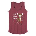 thumbnail image 1 of Disney Bambi - Christmas - I'm Snow Cute - Women's Racerback Tank Top, 1 of 5