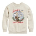 thumbnail image 1 of Disney Bambi - Christmas - Santa's Little Helpers - Toddler & Youth Crewneck Fleece Sweatshirt, 1 of 5
