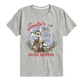 thumbnail image 1 of Disney Bambi - Christmas - Santa's Little Helpers - Toddler & Youth Short Sleeve Graphic T-Shirt, 1 of 5