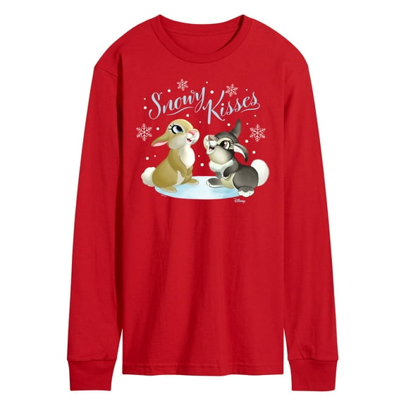 Disney Bambi - Christmas - Snowy Bunny Kisses - Men's Long Sleeve T-Shirt