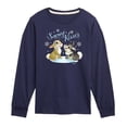 thumbnail image 1 of Disney Bambi - Christmas - Snowy Bunny Kisses - Toddler & Youth Long Sleeve Graphic T-Shirt, 1 of 5