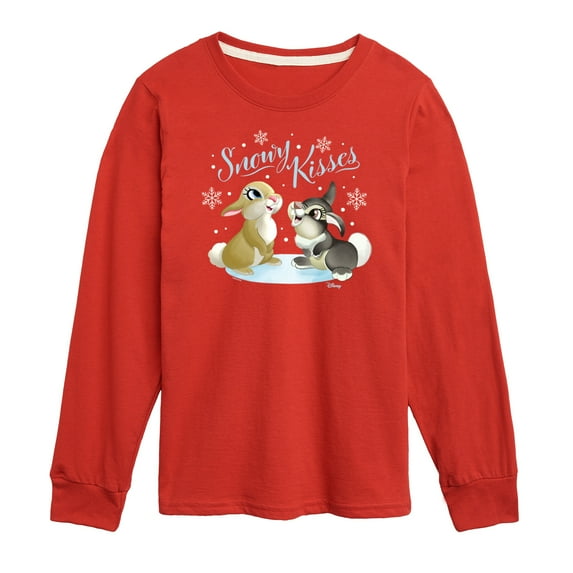 Disney Bambi - Christmas - Snowy Bunny Kisses - Toddler & Youth Long Sleeve Graphic T-Shirt