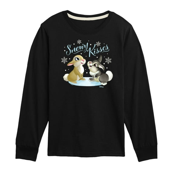 Disney Bambi - Christmas - Snowy Bunny Kisses - Toddler & Youth Long Sleeve Graphic T-Shirt
