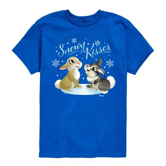 Disney Bambi - Christmas - Snowy Bunny Kisses - Toddler & Youth Short Sleeve Graphic T-Shirt