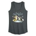 thumbnail image 1 of Disney Bambi - Christmas - Snowy Bunny Kisses - Women's Racerback Tank Top, 1 of 5