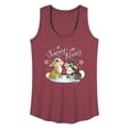 thumbnail image 1 of Disney Bambi - Christmas - Snowy Bunny Kisses - Women's Racerback Tank Top, 1 of 5