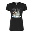thumbnail image 1 of Disney Bambi - Christmas - Up To Snow Good - Juniors Fitted Graphic T-Shirt, 1 of 5