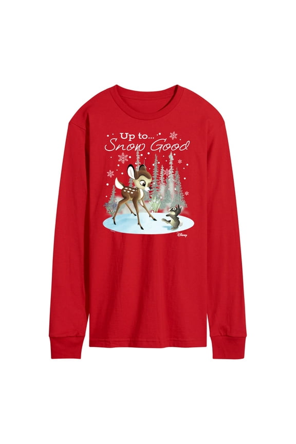Bambi - Christmas - Up To Snow Good - Men's Long Sleeve T-Shirt