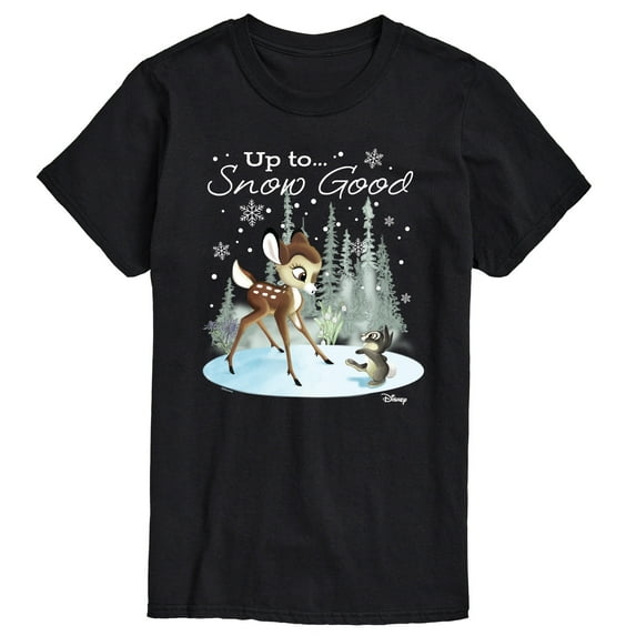 Disney Bambi - Christmas - Up To Snow Good - Men's Short Sleeve Graphic T-Shirt