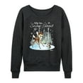 thumbnail image 1 of Disney Bambi - Christmas - Up To Snow Good - Women's Lightweight French Terry Long Sleeve Shirt, 1 of 5