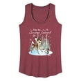 thumbnail image 1 of Disney Bambi - Christmas - Up To Snow Good - Women's Racerback Tank Top, 1 of 5