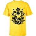 thumbnail image 1 of Disney Bambi Ink Drawing - Short Sleeve T-Shirt for Kids -Customized-Yellow, 1 of 5