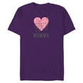 thumbnail image 1 of Disney Bambi Momma Mother's Day - Short Sleeve Blended T-Shirt for Adults - Customized-Purple, 1 of 5