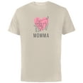 thumbnail image 1 of Disney Bambi Momma Mother's Day - Short Sleeve Cotton T-Shirt for Adults - Customized-Natural, 1 of 5