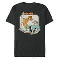 thumbnail image 1 of Disney Bambi Movie Retro - Short Sleeve Blended T-Shirt for Adults - Customized-Dark Heather, 1 of 5