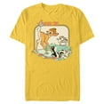 thumbnail image 1 of Disney Bambi Movie Retro - Short Sleeve Blended T-Shirt for Adults - Customized-Yellow, 1 of 5