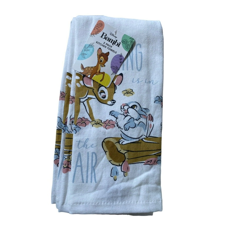 Disney Bambi Spring Is In The Air Easter 2 Pack Kitchen Towels 16 x 26 
