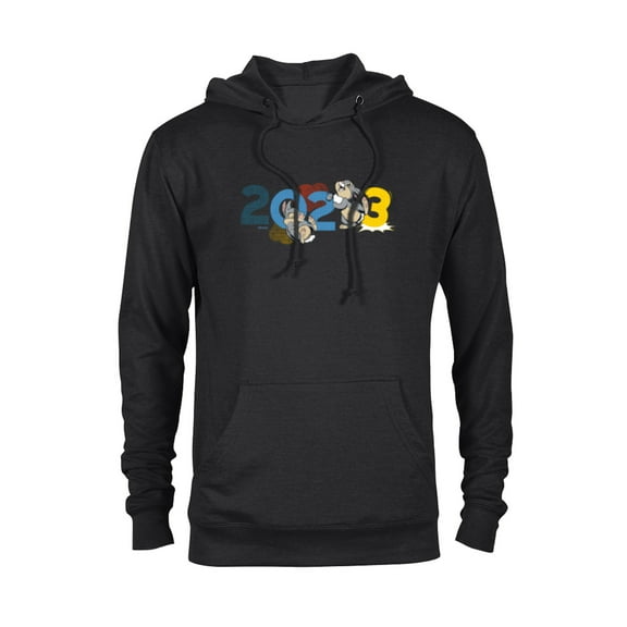 Disney Bambi Thumper 2023 Year of the Rabbit - Pullover Hoodie for Adults - Customized-Black