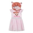 thumbnail image 1 of Disney Bambi Tulle Dress Polka Dots Toddler to Big Kid, 1 of 5