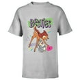 thumbnail image 1 of Disney Bambi and Thumper Besties BFF Best Friends Valentine - Short Sleeve T-Shirt for Kids - Customized-Athletic Heather, 1 of 5