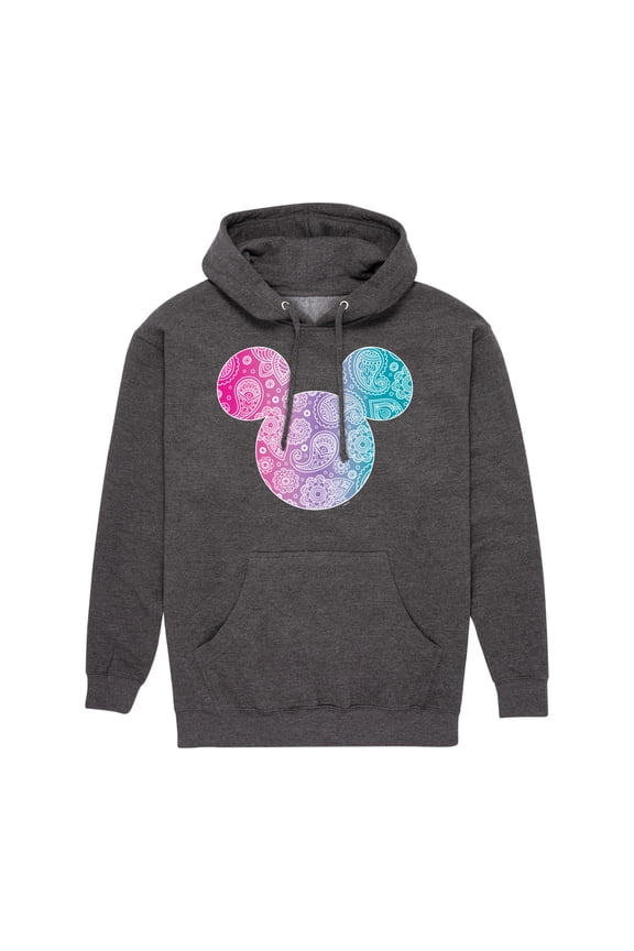 - Bandana Pattern Mickey - Men's Fleece Pullover Hoodies