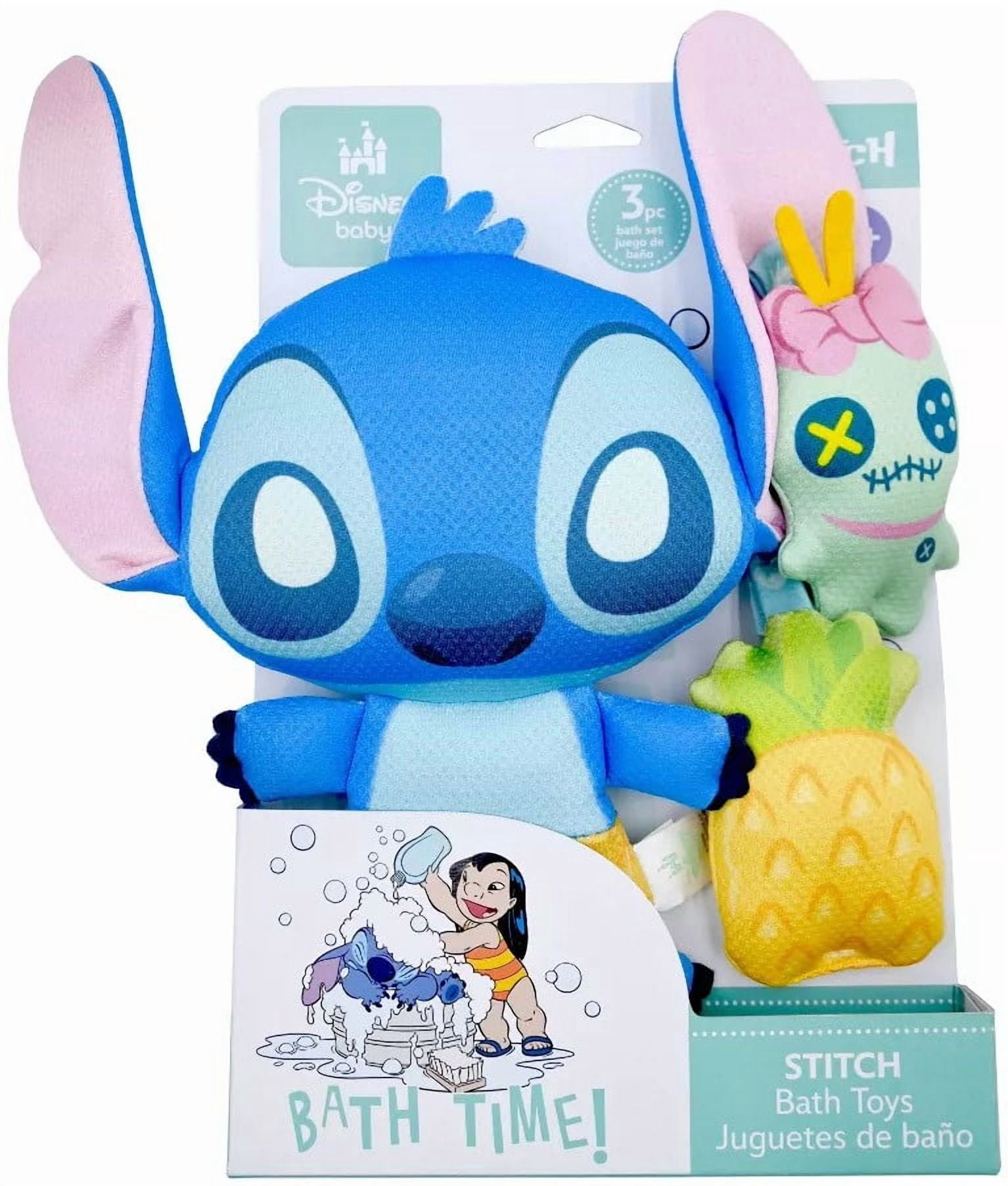 Disney Bath Time! Stitch & Scrump Bath Plush Set - Walmart.com