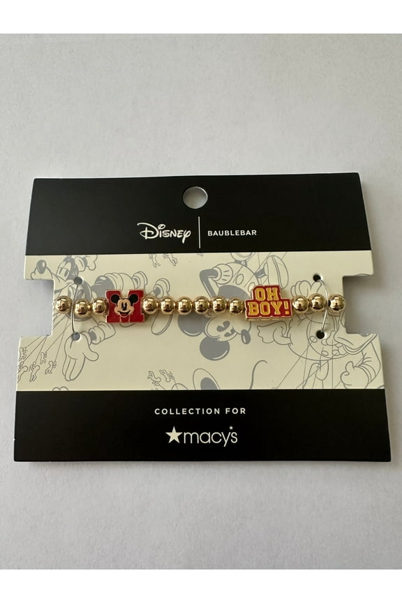 Baublebar for Macy's Mickey & Minnie Icon Pisa Bracelet New with Card
