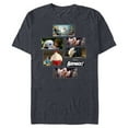 thumbnail image 1 of Disney Baymax! Series Scenes Big Hero 6 - Short Sleeve Blended T-Shirt for Adults - Customized-Navy Heather, 1 of 5