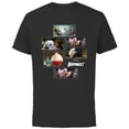 thumbnail image 1 of Disney Baymax! Series Scenes Big Hero 6 - Short Sleeve Cotton T-Shirt for Adults - Customized-Black, 1 of 5