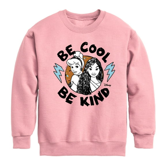 Disney - Be Cool Be Kind - Toddler & Youth Crewneck Fleece Sweatshirt