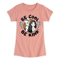 thumbnail image 1 of Disney - Be Cool Be Kind  - Toddler & Youth Girls Short Sleeve Graphic T-Shirt, 1 of 5