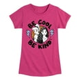 thumbnail image 1 of Disney - Be Cool Be Kind  - Toddler & Youth Girls Short Sleeve Graphic T-Shirt, 1 of 5