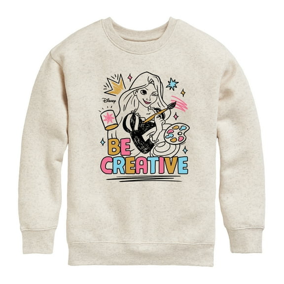 Disney - Be Creative - Toddler & Youth Crewneck Fleece Sweatshirt