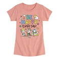 thumbnail image 1 of Disney - Be Happy Every Day - Toddler & Youth Girls Short Sleeve Graphic T-Shirt, 1 of 5
