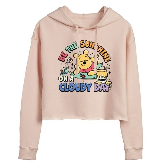 Disney - Be The Sunshine - Juniors Cropped Pullover Hoodie