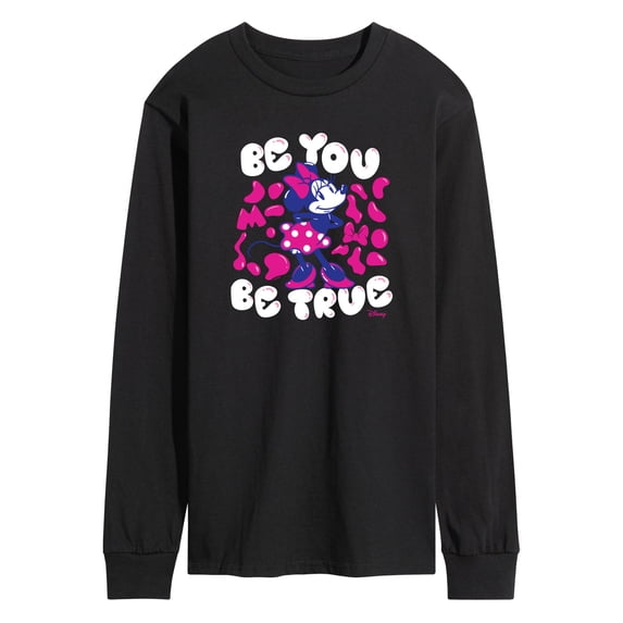 Disney - Be You Be True Minnie Mouse - Men's Long Sleeve Graphic T-Shirt