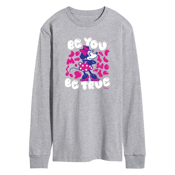 Disney - Be You Be True Minnie Mouse - Men's Long Sleeve Graphic T-Shirt