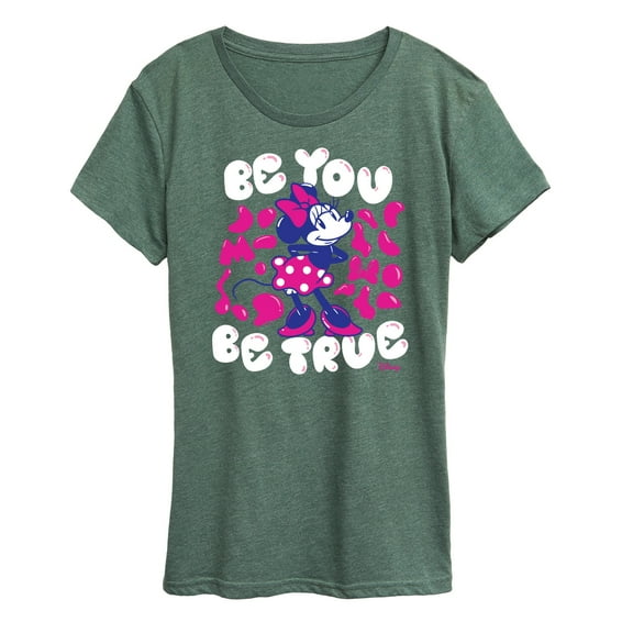 Disney - Be You Be True Minnie Mouse - Women's Short Sleeve Graphic T-Shirt
