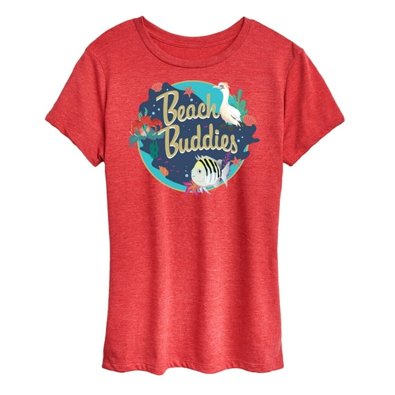 Disney - Beach Buddies - Women's Short Sleeve Graphic T-Shirt
