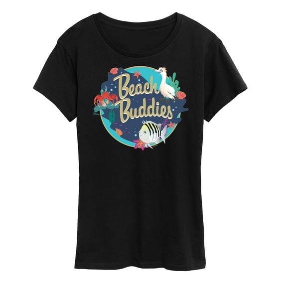 Disney - Beach Buddies - Women's Short Sleeve Graphic T-Shirt